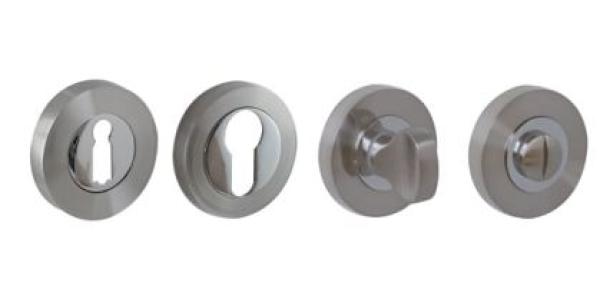 ProGriff TD-Georg auf Rosette–Chrom/Nickel matt